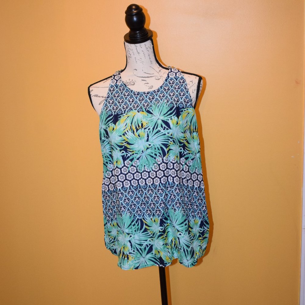 4/$20 Old Navy floral print sleeveless top